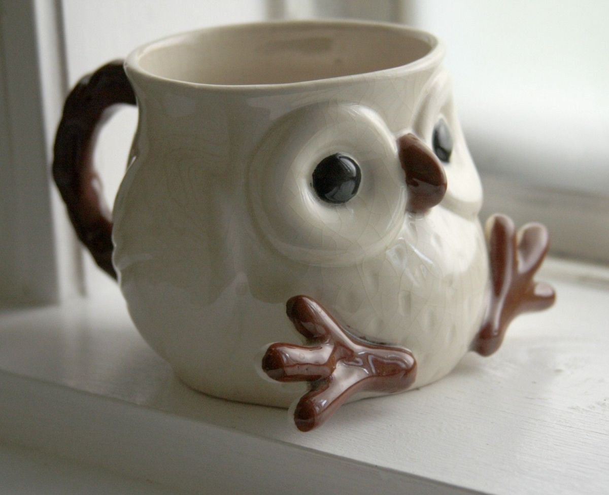 funny coffee mug design happy face