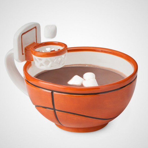 funny coffee mug basketball
