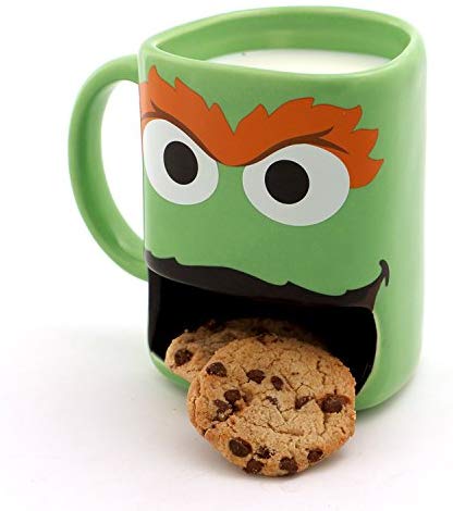 funny coffee mug cookie