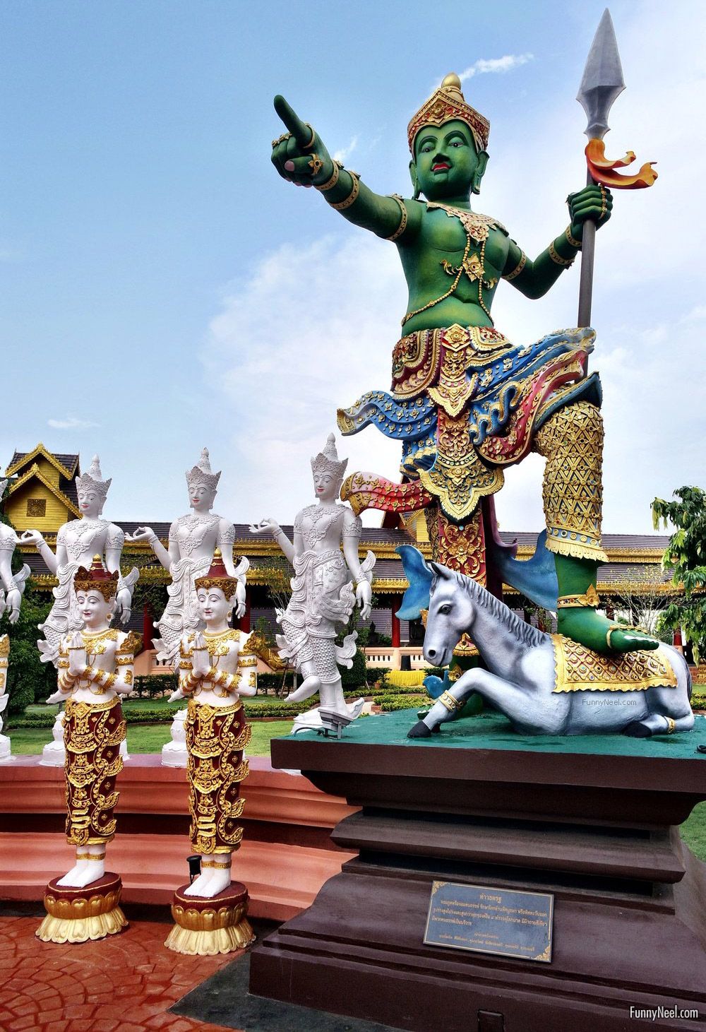 beautiful wat sang kaew temple image thailand