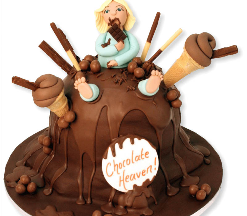funny chocolate cake birthday icecream cone