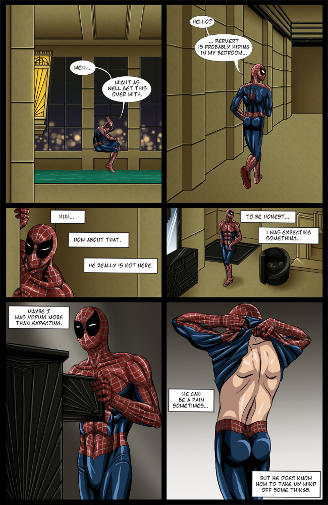 comic illustration never spiderman jijikero