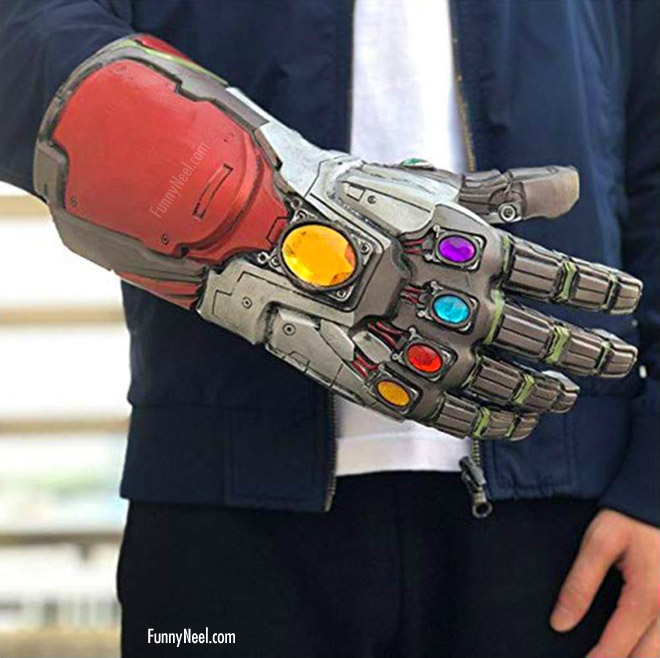 weird glove image avengers