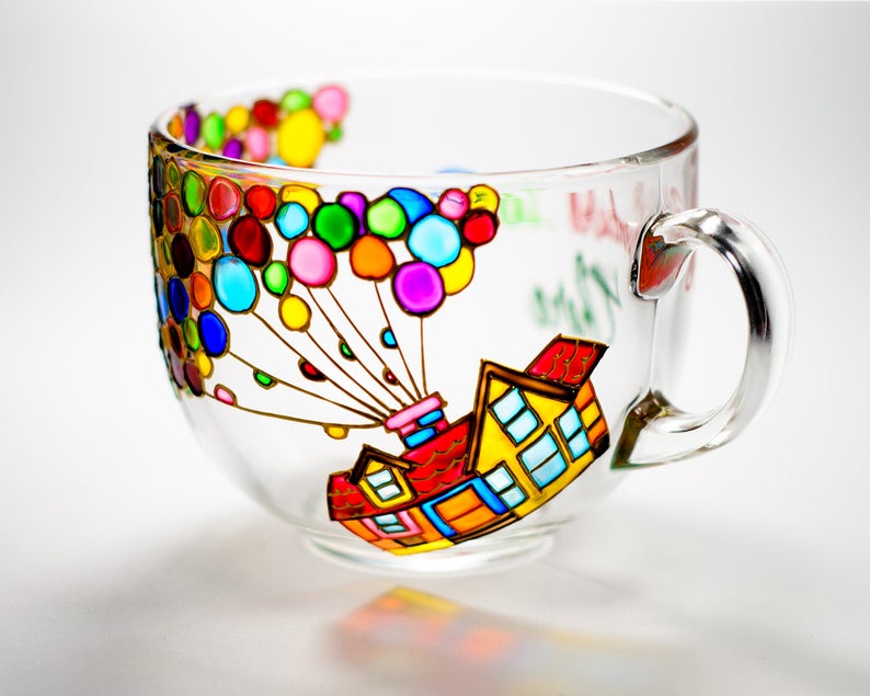 beautiful hand painted coffee mug vitraaze