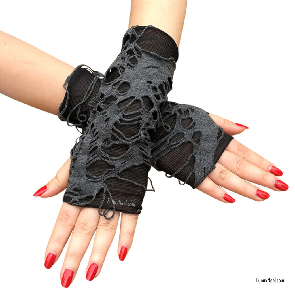 unusual funny gloves women