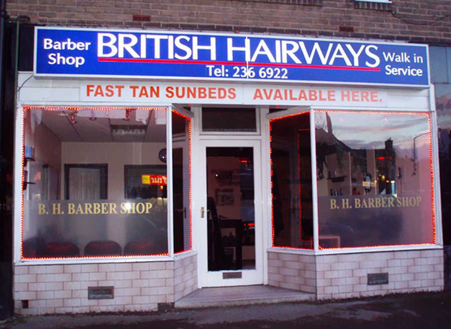 hillarious british shop names british hairways